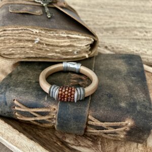 HESSONITE GARNET GEMSTONE BRACELET