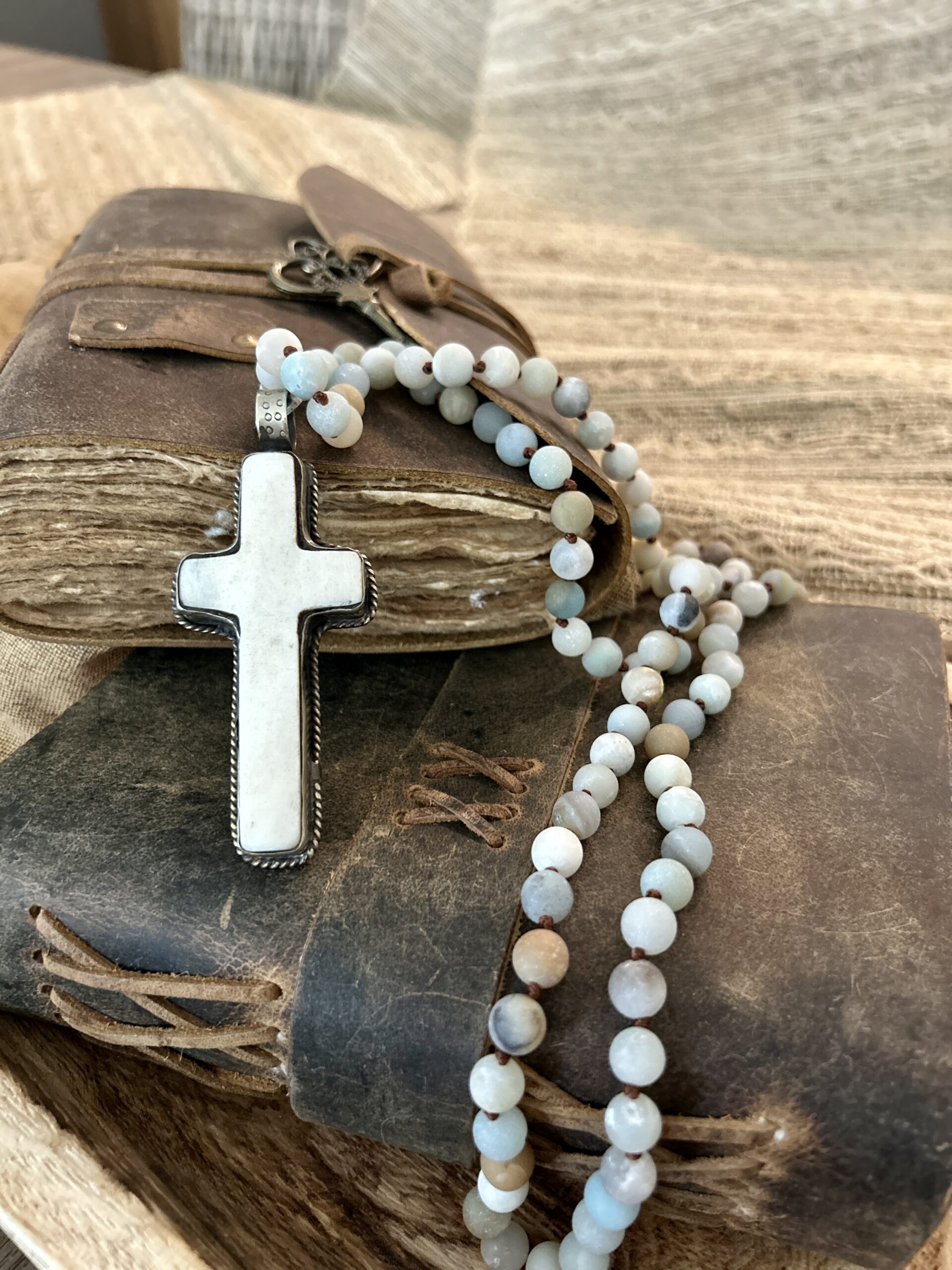 Cross Gemstone Necklace - Image 14