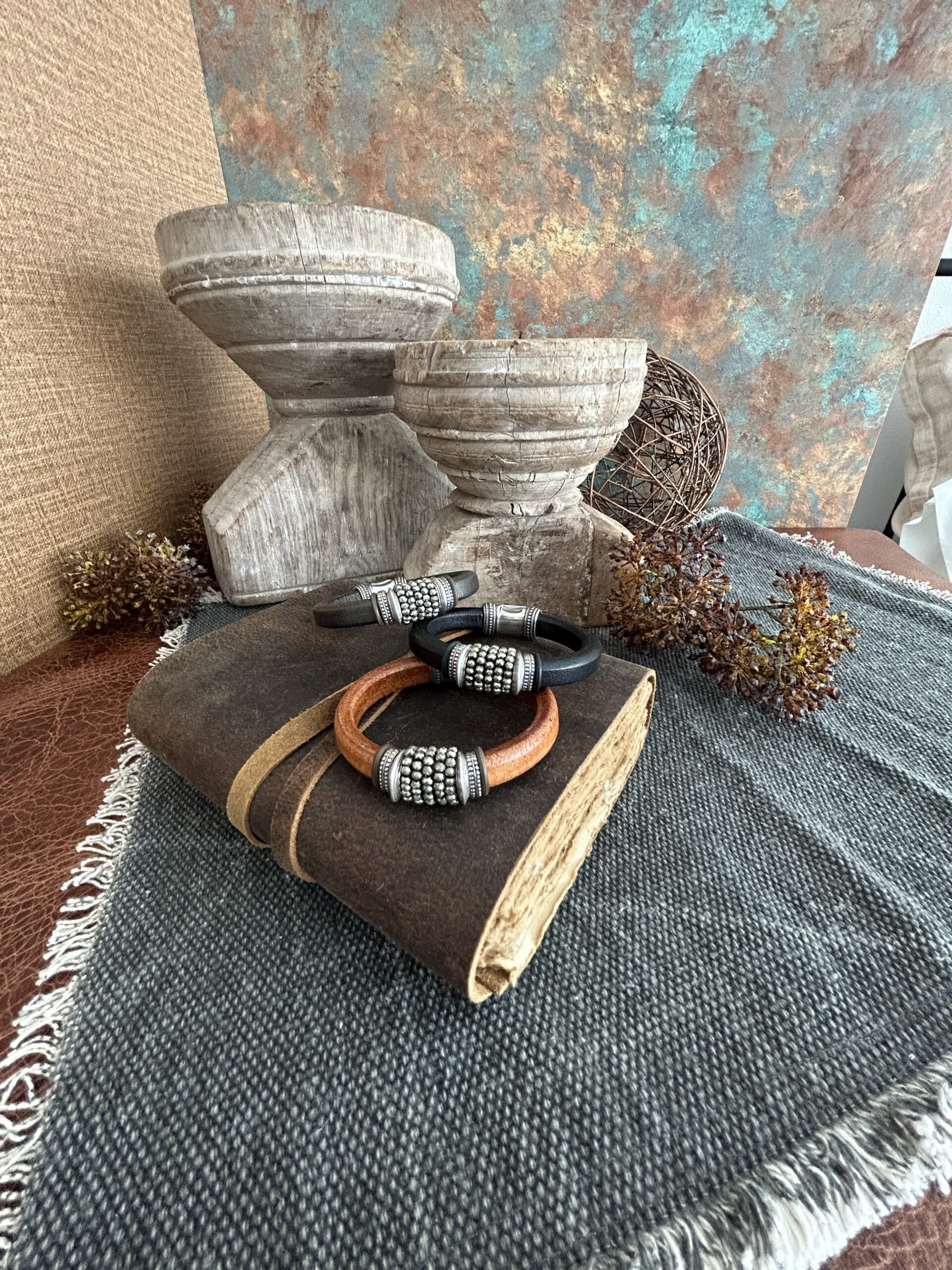 Artisan Pyrite Gemstone Bracelet