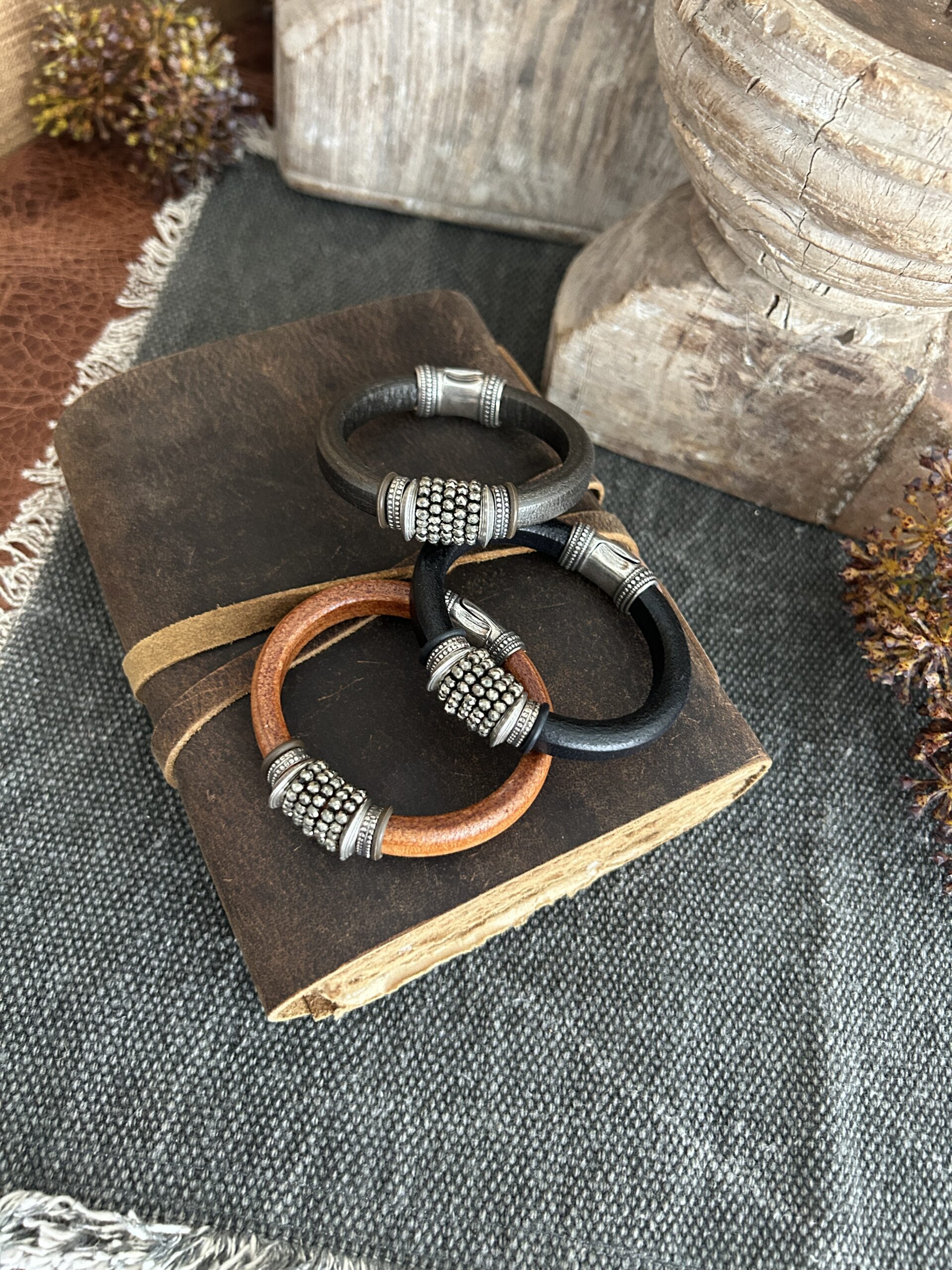 Artisan Pyrite Gemstone Bracelet