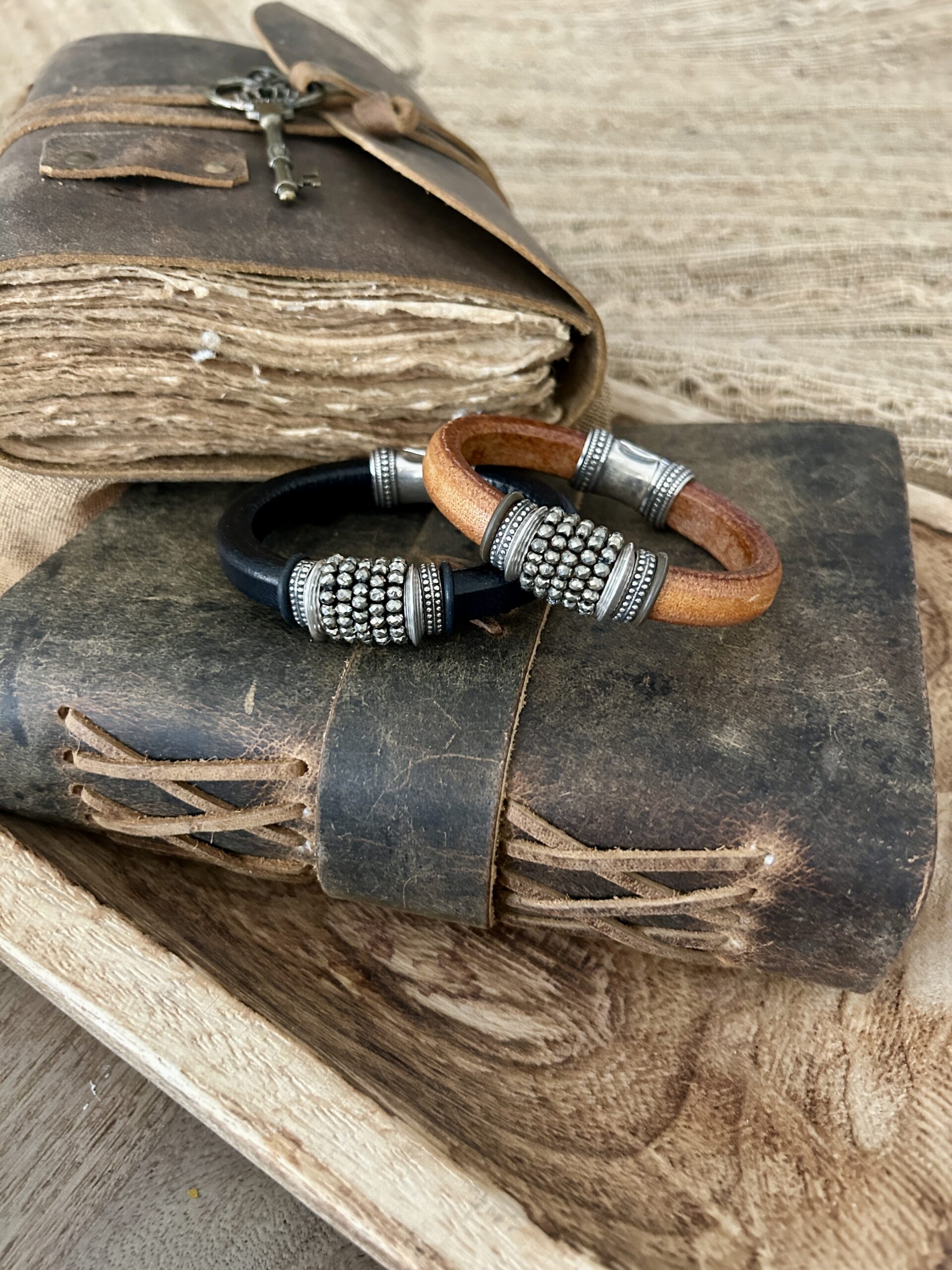 Artisan Pyrite Gemstone Bracelet