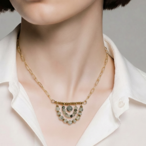 Modern Gemstone Necklace