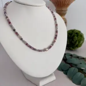 Plum Tourmaline Necklace