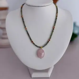 Rose Quartz and Amethyst Necklace