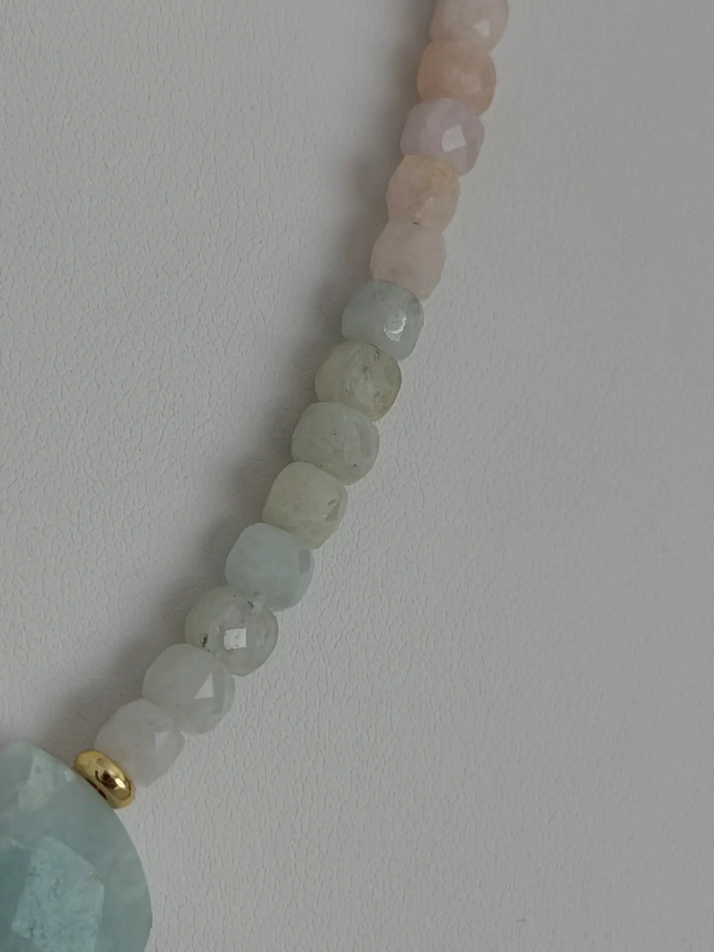 Gemstone Pastel Ombre Necklace - Image 5