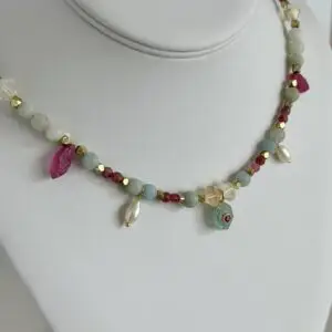 Gemstone necklace