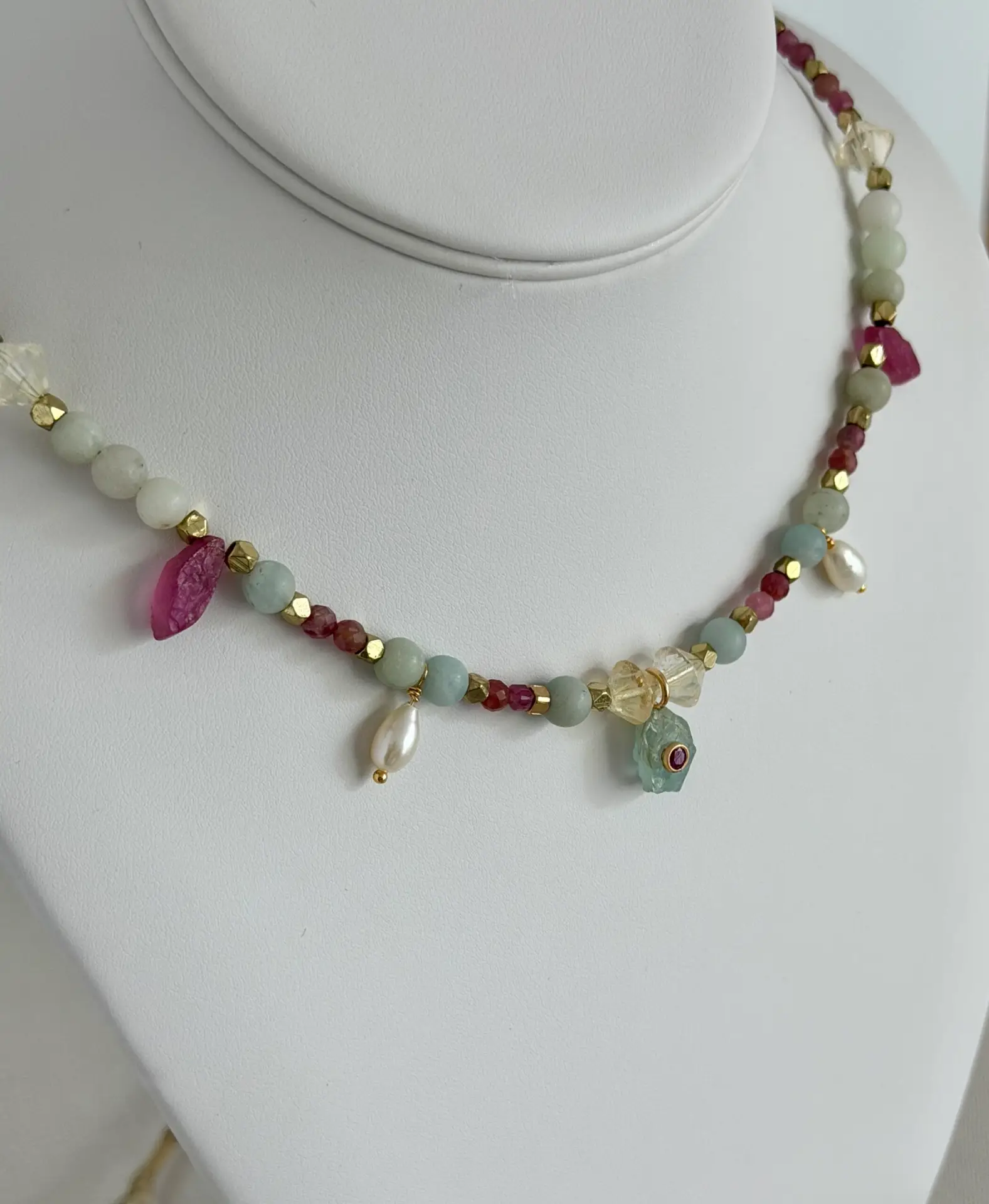 Gemstone necklace
