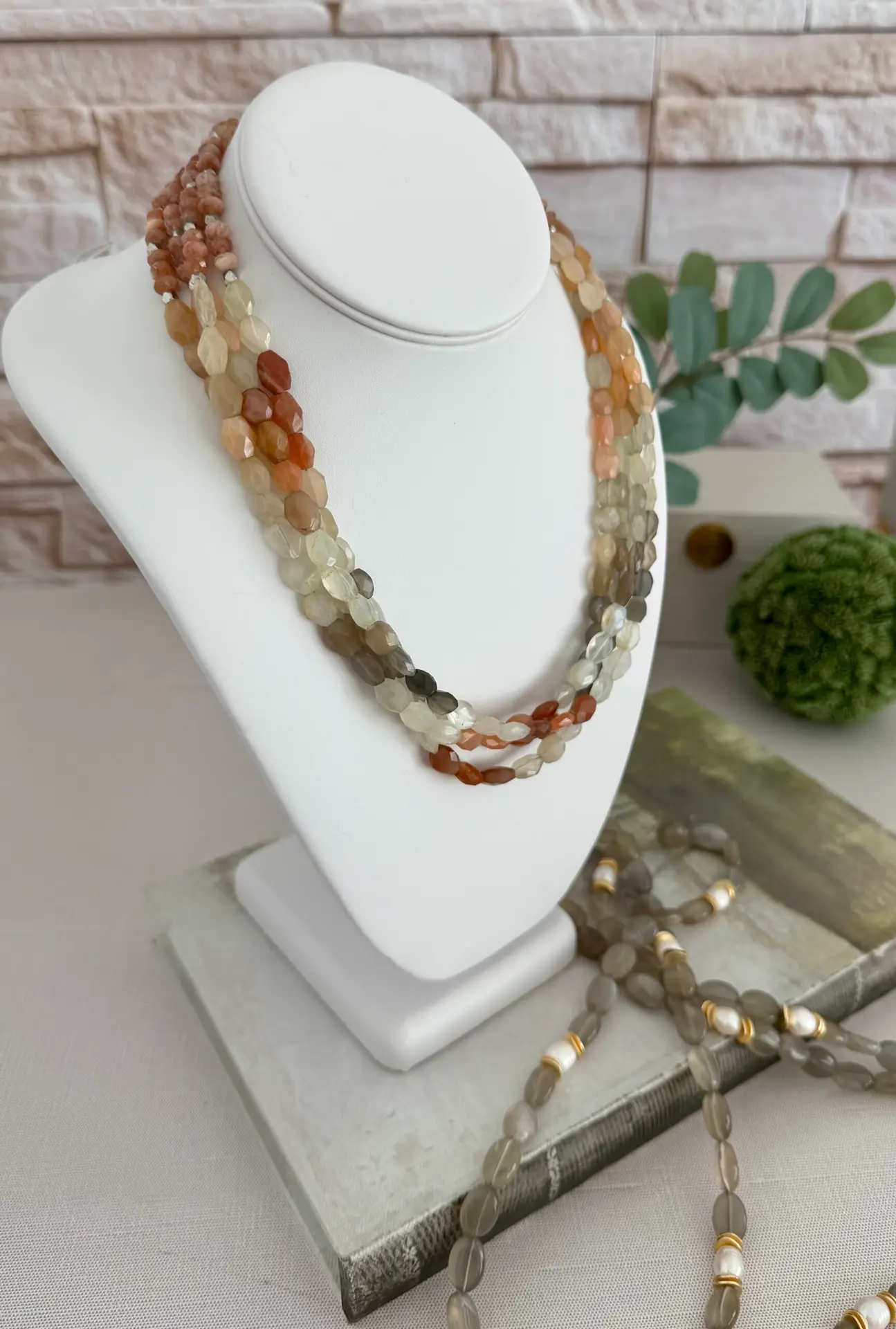 Layered Gemstone Necklace - Image 7