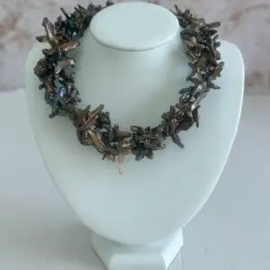 Brown Baroque Pearl Necklace