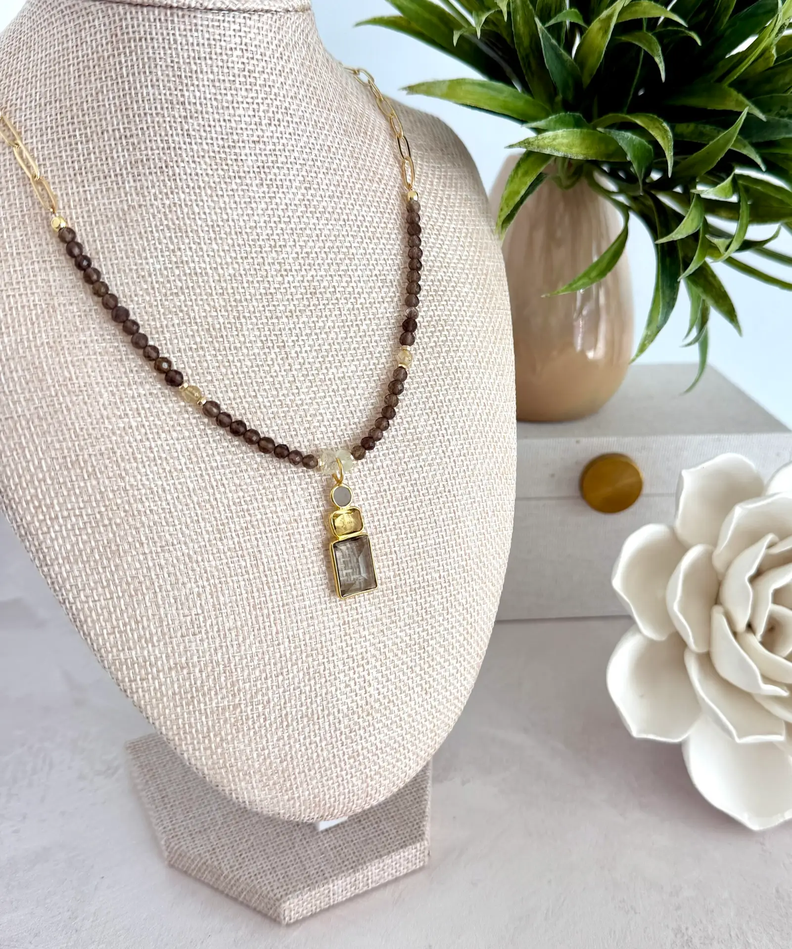 Smokey Quartz Necklace - Image 5