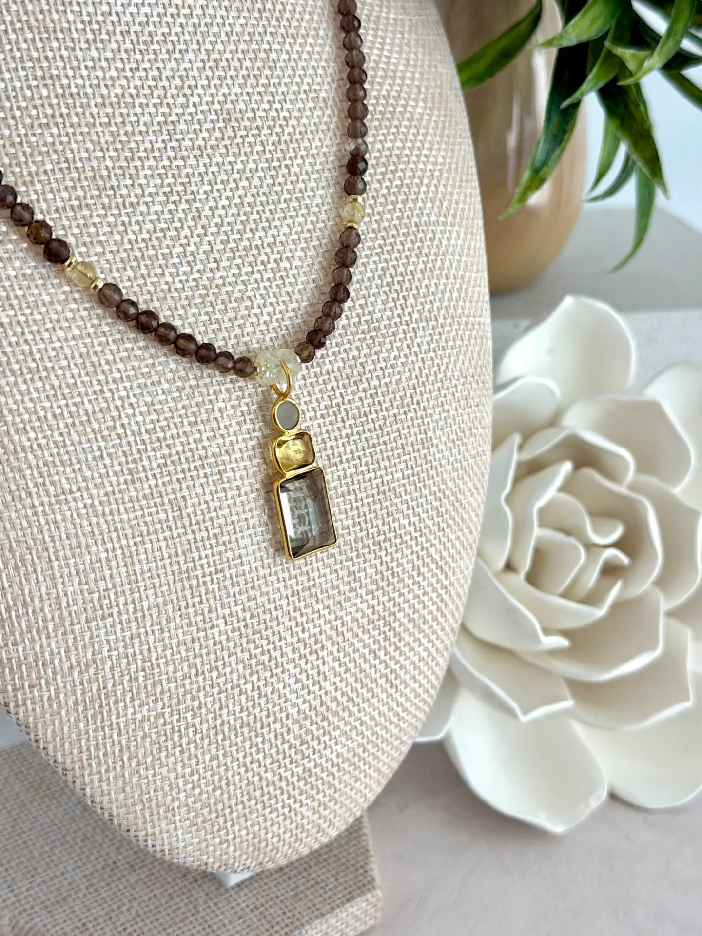 Smokey Quartz Necklace - Image 3