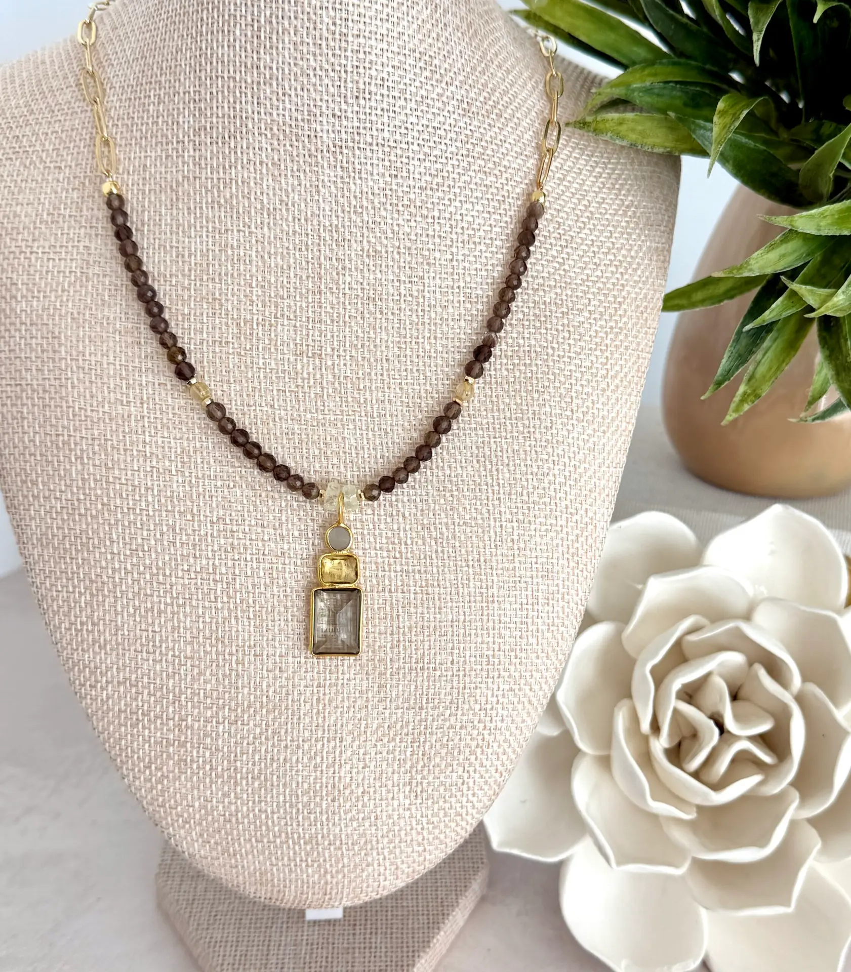 Smokey Quartz Necklace - Image 2